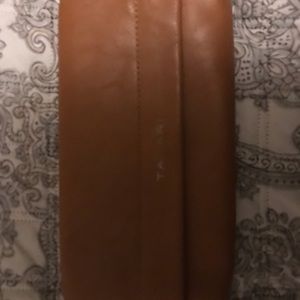 Wristlet with 8 card slots .